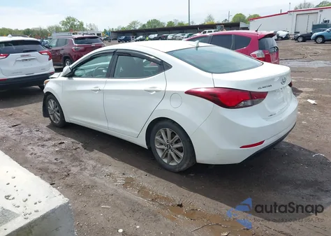 2014 Hyundai Elantra Se из США, поврежденный, VIN 5NPDH4AE9EH471263